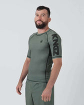 Rashguard Kingz Kore V2 verde mangas cortas