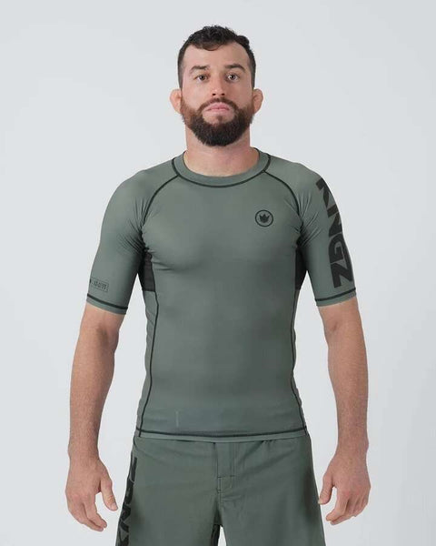 Rashguard Kingz Kore V2 verde mangas cortas