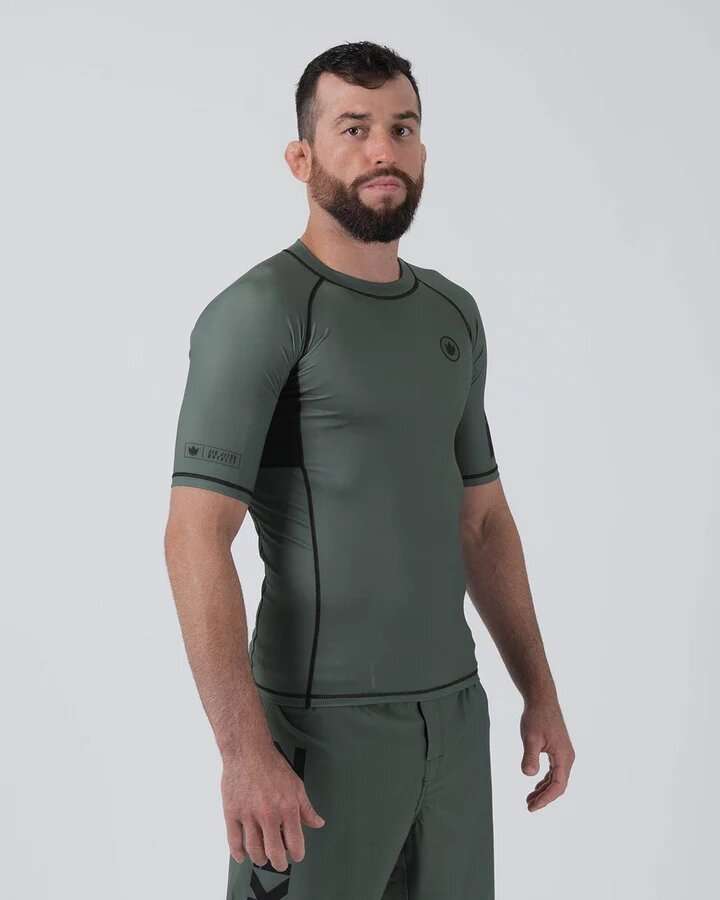 Rashguard MMA Kingz kore V2 (verde) mangas cortas 3