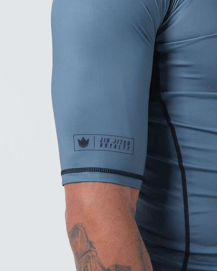 Rashguard no gi Kingz kore V2 (azul) mangas cortas 4