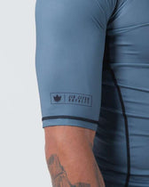 Rashguard Kingz Kore V2 azul mangas cortas
