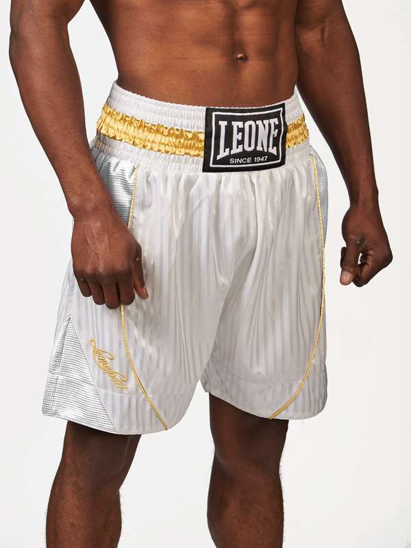 Pantalón boxeo Leone AB240 blanco
