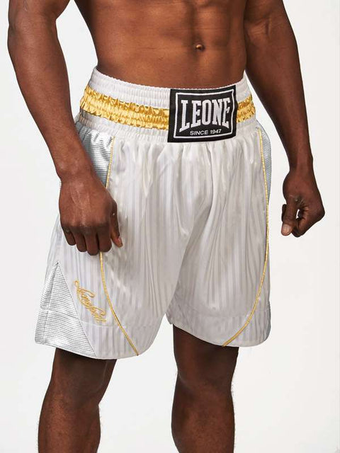 Pantalón boxeo Leone AB240 blanco