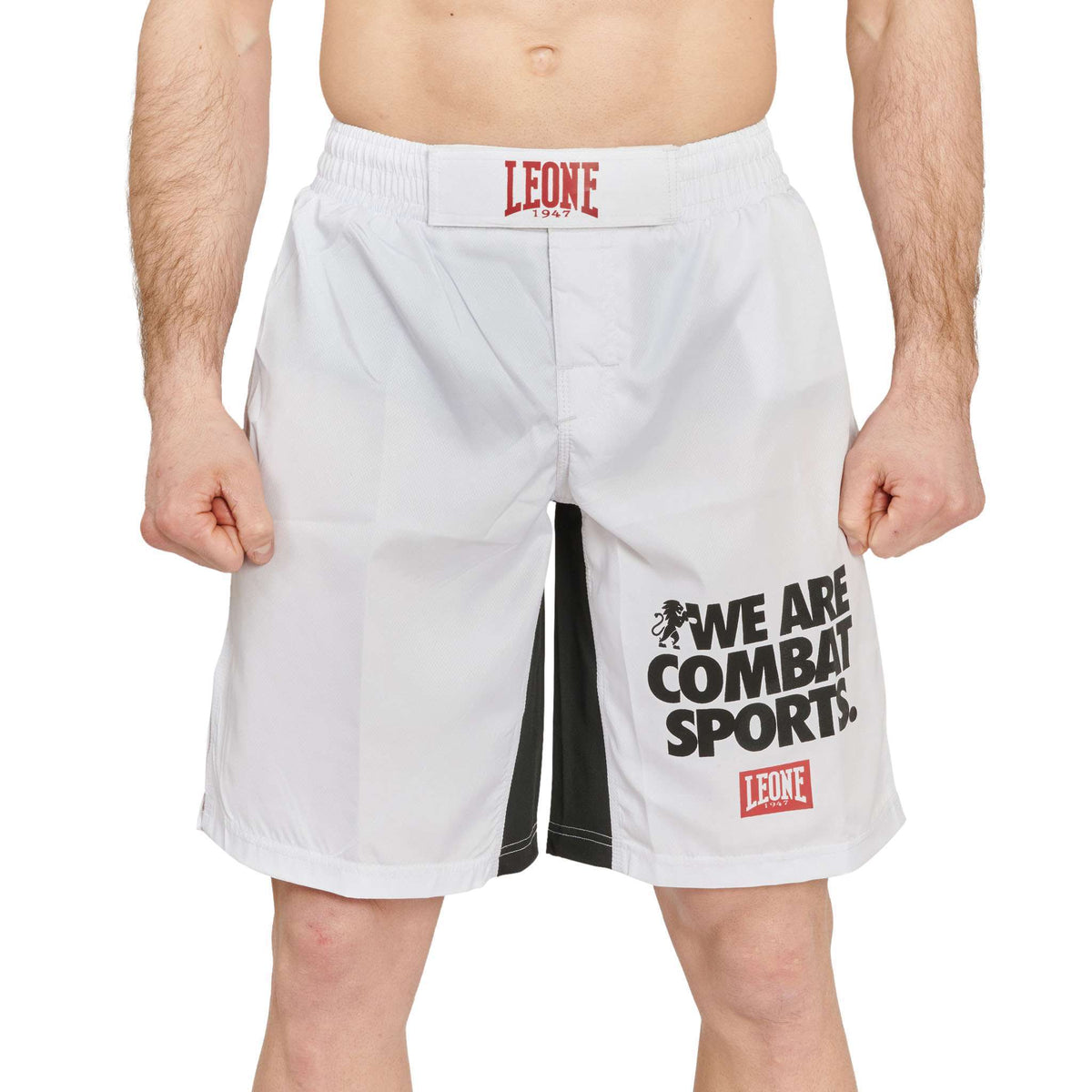 Fight Short MMA Leone AB952 Wacs blanco