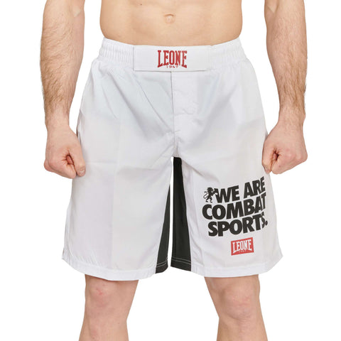 Fight Short MMA Leone AB952 Wacs blanco