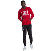 Sudadera cremallera Leone big logo rojo