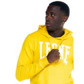 Sudadera boxeo Leone big logo amarilla