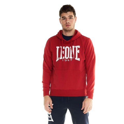 Sudaderas big logo Leone con capucha roja
