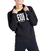 Sudadera basic big logo Leone negra