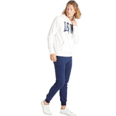 Sudadera basic Leone big logo blanca