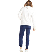 Sudadera basic Leone big logo blanca