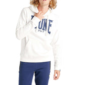 Sudadera basic Leone big logo blanca