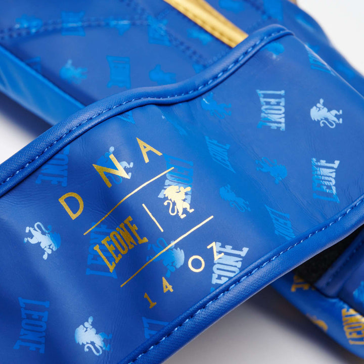 Guantes boxeo DNA Leone GN220 azul 2