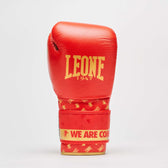Guantes boxeo DNA Leone GN220 rojo