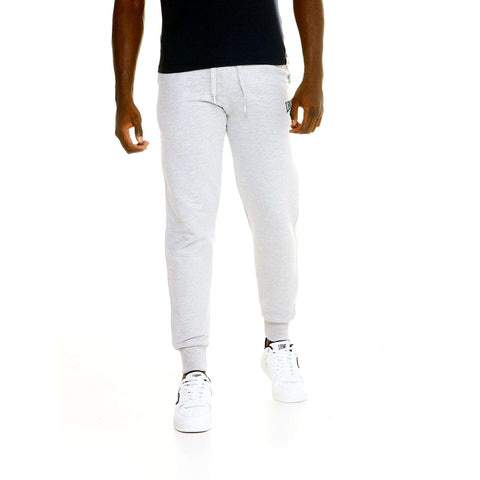 Pantalones largos basic Leone small logo gris