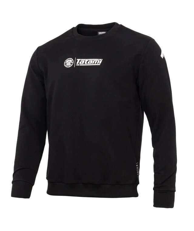 Tatami impact sweatshirt (negra/blanca) 2