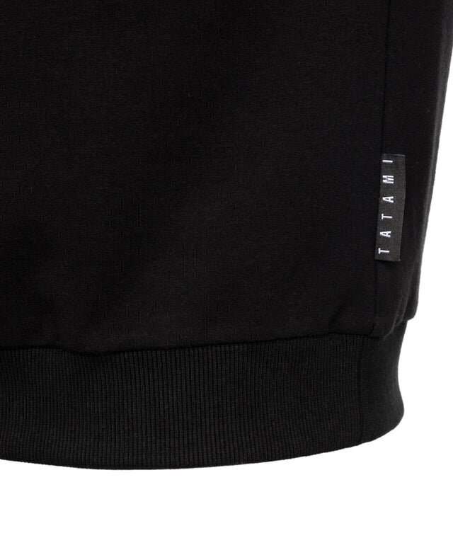 Tatami impact sweatshirt (negra/blanca) 4