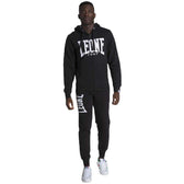 Sudadera con cremallera Leone big logo negra