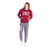 Sudadera big logo Leone burdeos