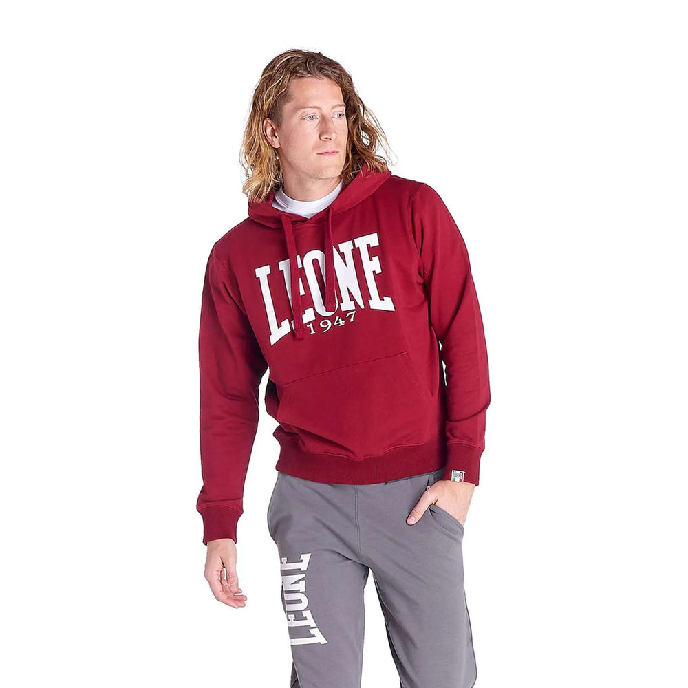Sudadera big logo Leone (burdeos) 1