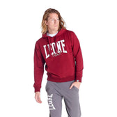 Sudadera big logo Leone burdeos
