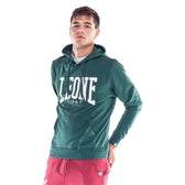 Sudadera Leone big logo verde oscuro