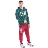 Sudadera Leone big logo verde oscuro