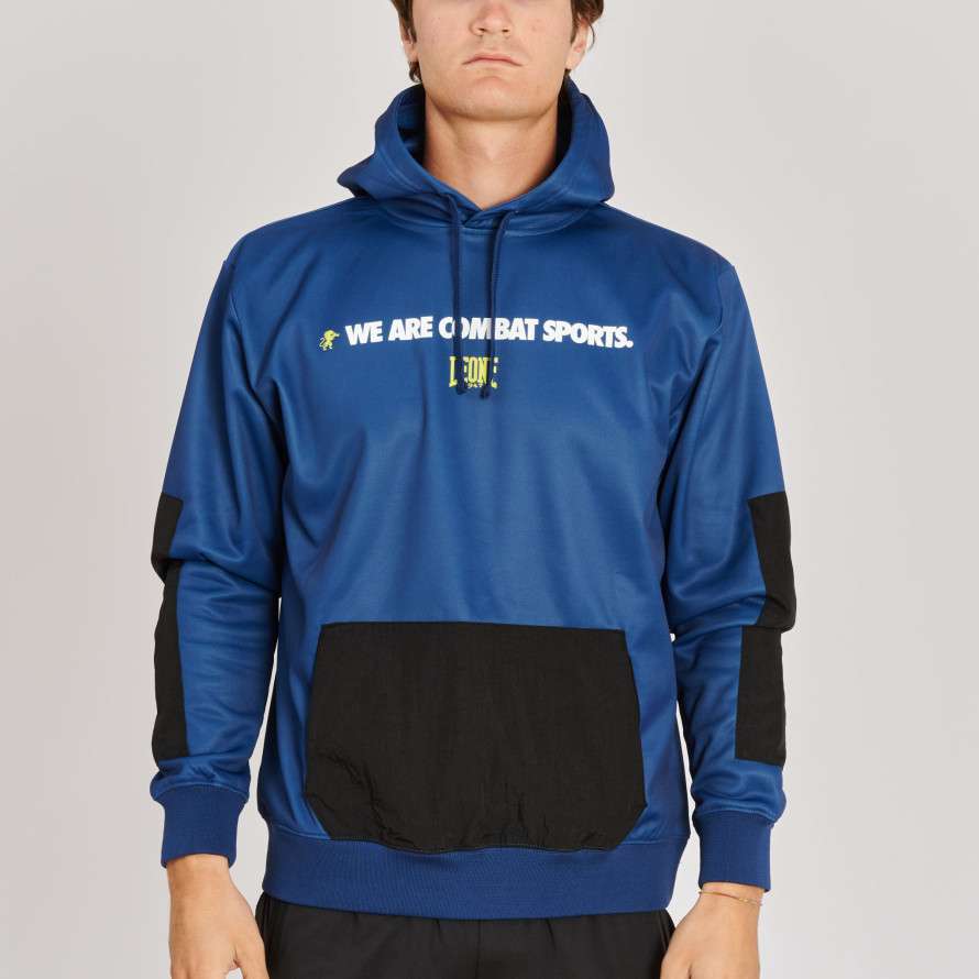 Sudadera con capucha Leone 1947 ABX 136 wacs azul