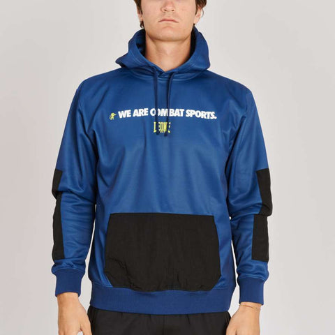Sudadera con capucha Leone 1947 ABX 136 wacs azul