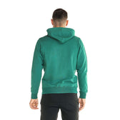 Chaqueta cremallera Leone big logo verde oscuro