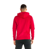 Sudadera big logo Leone con cremallera burdeos