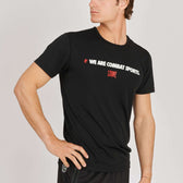 Camiseta logo wacs Leone1947 ABX131 negra
