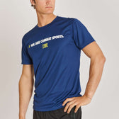 Camiseta Leone1947 logo wacs ABX131 azul