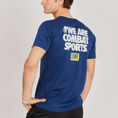 Camiseta Leone1947 logo wacs ABX131 azul