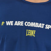 Camiseta Leone1947 logo wacs ABX131 azul