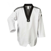 Dobok de taekwondo Adidas Adi-Club II rayas negras