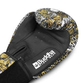Guantes muay thai Buddha fantasy dragón blanco