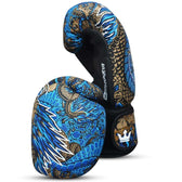 Guantes boxeo Buddha fantasy dragon azul