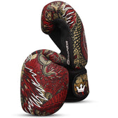 Guantes kick boxing Buddha fantasy dragon rojos
