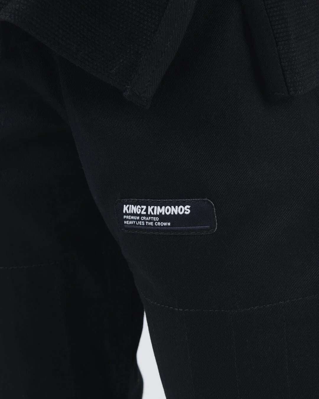 Gi BJJ infantil Kingz kore V2 (negro) 8