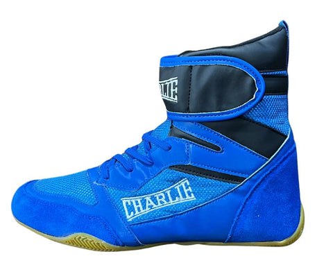 Botín ring pro Charlie boxeo azul