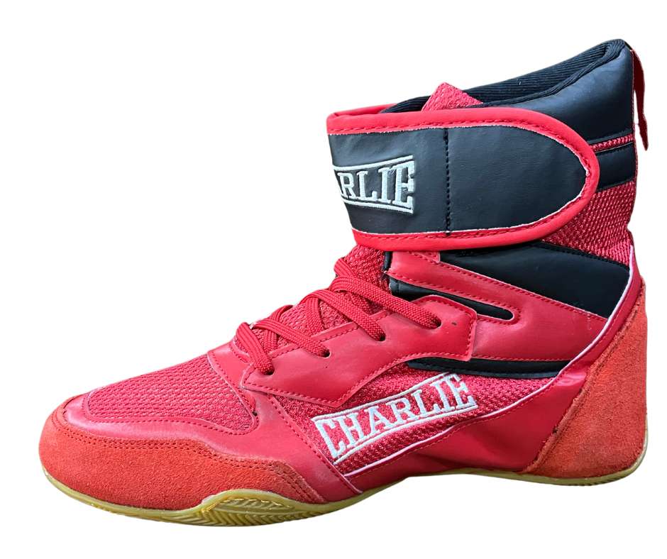 Botas ring pro Charlie boxeo (rojas) 1
