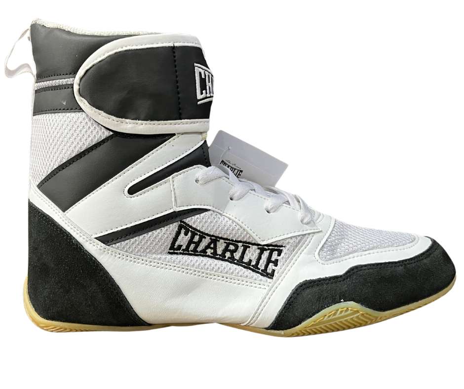 Botas boxeo Charlie ring pro blancas