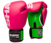 Guantes boxeo Shark boxing polaris rosa verde