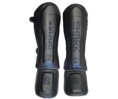 Espinilleras muay thai Shark victory gris