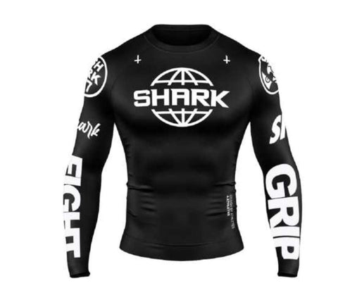 Rashguard MMA Shark SKB97 negro