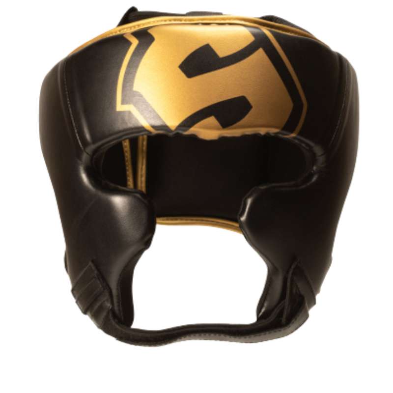 Casco boxeo Shark SKF negro/oro