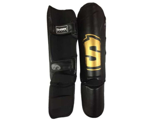 Espinilleras SKF3.0 Shark negra oro