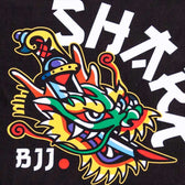 Rashguard grappling Shark boxing tokio negra