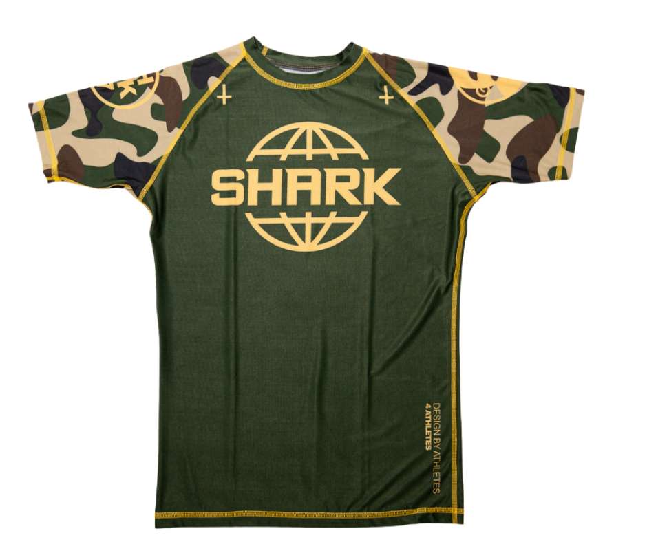 Licra grappling Shark boxing SKB97 camo oro